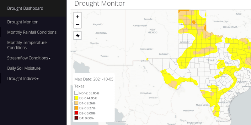 Water Data For Texas